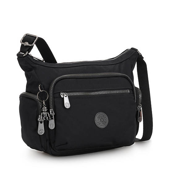 Bolsos Cruzados Kipling Gabbie Small Negros Grises | MX 1141QM